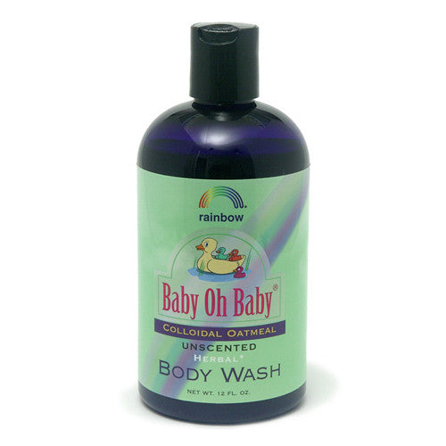 Rainbow Research Baby Oh Baby Colloidal Oatmeal Body Wash, Unscented - 12 Oz